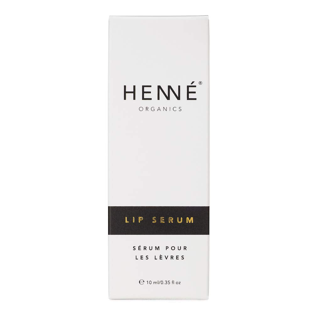 Henné Organics Lip Serum - Natural Antioxidant Oil Treatment for Smooth and Firm Lips