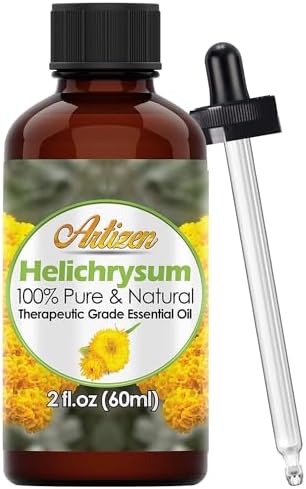 Artizen - (2oz) Helichrysum Essential Oil for Skin, Pure and Natural, Helichrysum Oil- 60 ml