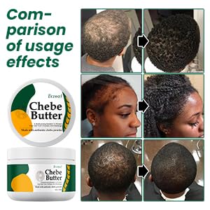 Brzeaf Chebe Hair Butter, 8.8 Oz - Repairs Fragile Hair, Promotes Growth & Strengthening, Natural Ingredients, For All Hair Types, Unisex, Adult Department, General Public