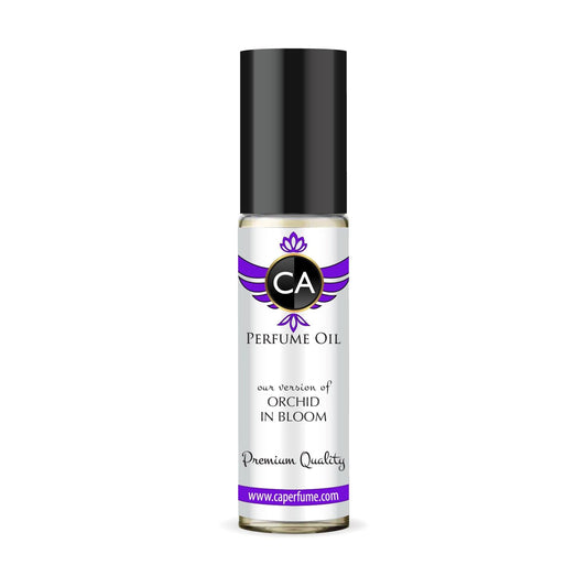 CA Perfume Originals Orchid in Bloom Unisex Fragrance Oil Floral Scent Long Lasting Perfumes for Women & Men Travel Size TSA Ready Mini Parfum Body Oil Roll-on 0.33 Fl Oz 10ml