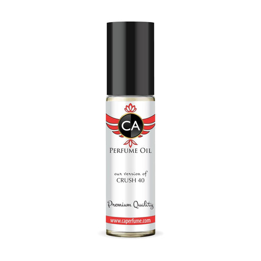CA Perfume Impression of Crush 40 for Women Fragrance Oil Floral Fruity Gourmand Scent Long Lasting Perfumes for Women Travel Size TSA Ready Mini Parfum Body Oil Roll-on 0.33 Fl Oz 10ml