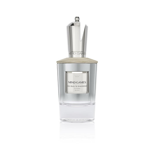 MIND GAMES As-Suli's Diamond - Luxury Perfume with Notes of Bergamot, Madagascar & Amberwood - Elegant Extrait de Parfum for Women & Men - Intense & Smoky Perfume - 100 mL/3.4 oz