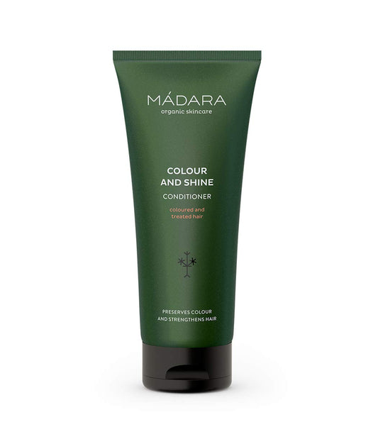 MÁDARA Colour and Shine Conditioner, 200milliliter - Vegan, Natural Conditioner for Coloured Hair, Maintains Colour and Lustre Naturally