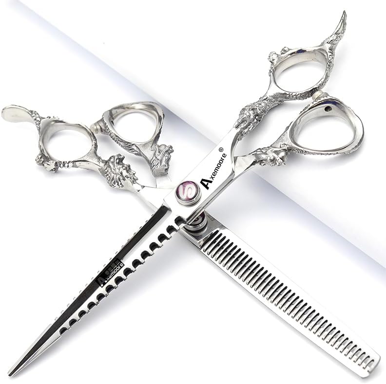 7/7.5/8/9 Inch Salon Professional Hairdressing Scissors Barber Hairstyling Special Tools (7 inch 4pc)