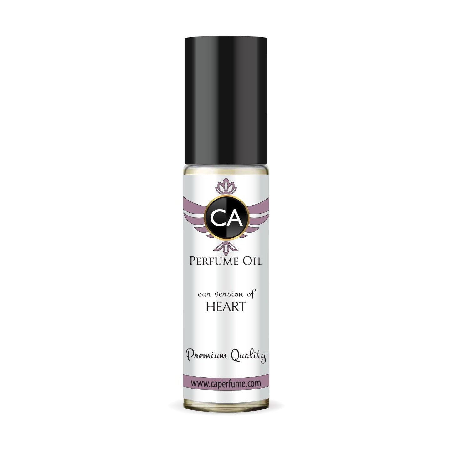 CA Perfume Impression of Heart for Women Eau De Parfum Floral Scent Long Lasting Perfumes for Women Travel Size TSA Ready for Day and Night Wear 0.33 Fl Oz 10ml