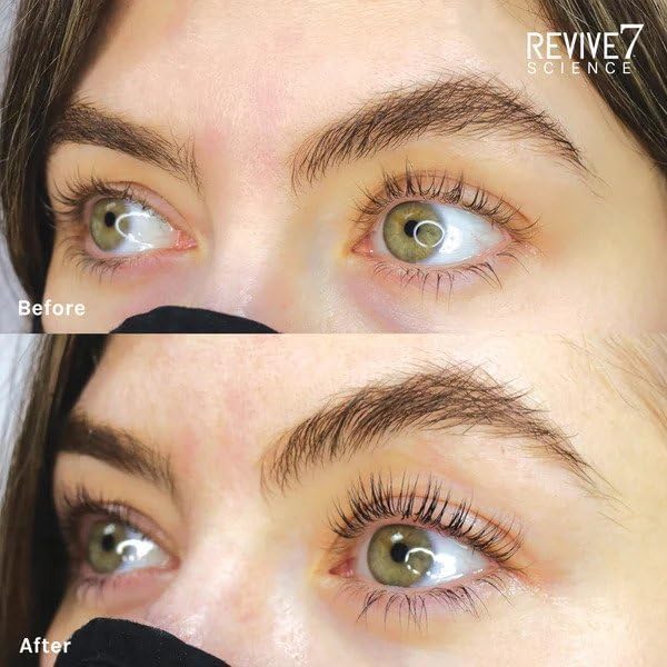 Original Revive7 Revitalizing Lash Serum for Eyelash Thickness - Eyelash Serum Brow Enhancer Eyelash Eyebrow - Lash Enhanced Formula for Longer, Full and Thicker Natural Eyelash, Made in Canada (5 ml)