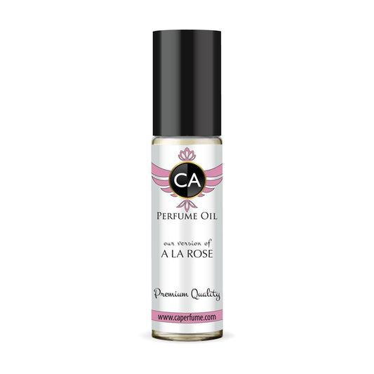 CA Perfume Impression of A La Rose for Women Fragrance Oil Floral Scent Long Lasting Perfumes for Women Travel Size TSA Ready Mini Parfum Body Oil Roll-on 0.33 Fl Oz 10ml