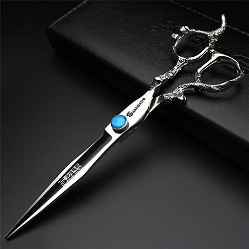 Professional Japanese Hair Scissors - 440C Stainless Steel/Rose Razor Edge (7 Inch Flat-B)