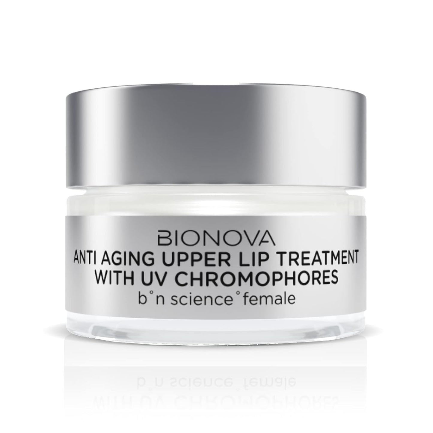 BIONOVA Anti-Aging Upper Lip Treatment with UV Chromophores - Reduce Mild to Deep Vertical Lip Lines, Lip Wrinkles and Prevent Lipstick Bleeding (0.5 oz)