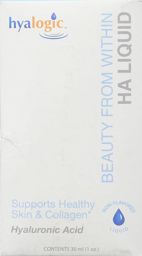 Hyalogic Vegan Friendly Hyaluronic Acid Liquid Supplement- Beauty from Within: Daily Skincare 30 ml. HA Dietary Supplement