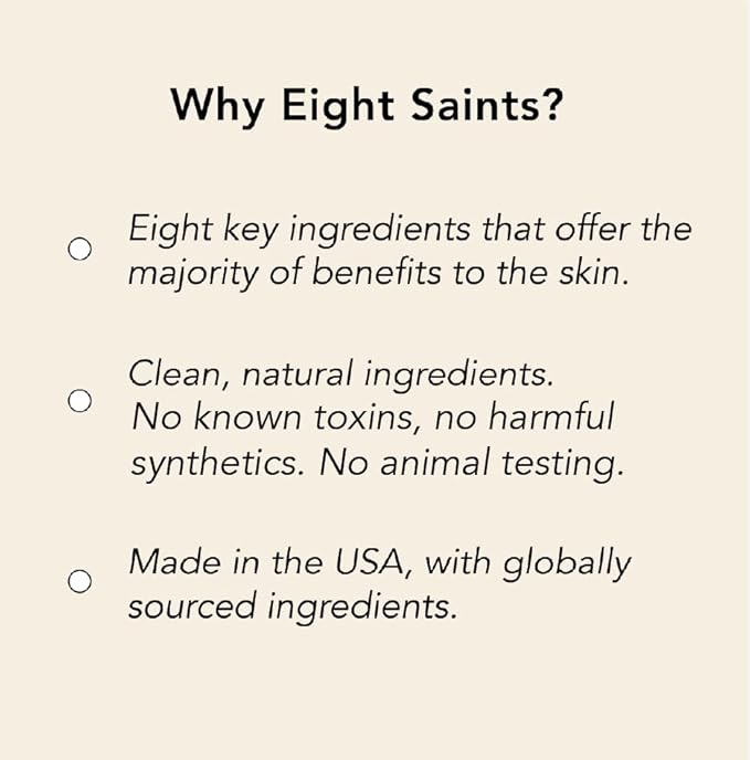 Eight Saints Skin Care Up the Anti Night Cream Face Moisturizer to Reduce Fine Lines and Wrinkles, Natural and Organic Anti Aging Cream For Face & Neck with Niacinamide and Hyaluronic Acid, 2 Ounces