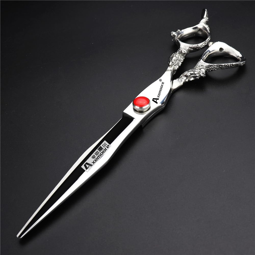 7/7.5/8/9 Inch Salon Professional Hairdressing Scissors Barber Hairstyling Special Tools (7.5-inch flat shear)