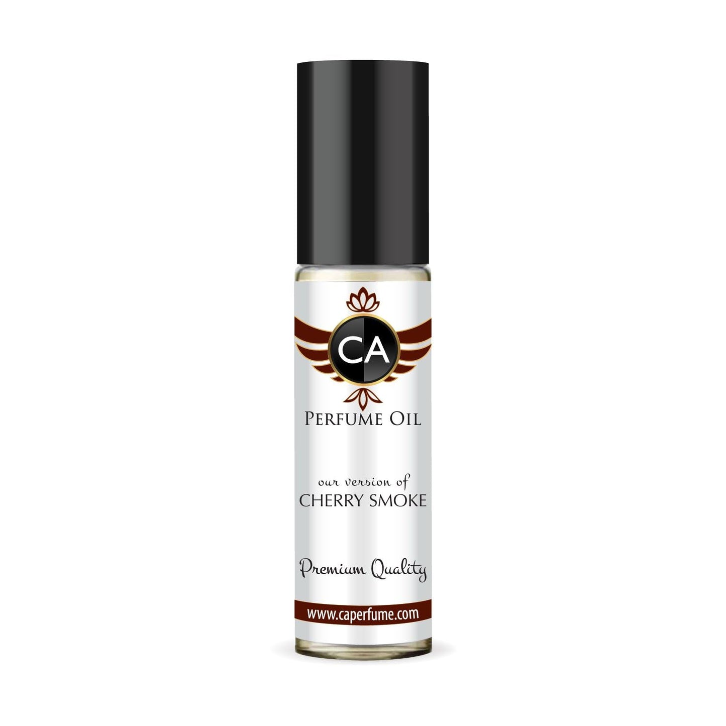 CA Perfume Impression of Cherry Smoke Unisex Fragrance Oil Amber Spicy Scent Long Lasting Perfumes for Women & Men Travel Size TSA Ready Mini Parfum Body Oil Roll-on 0.33 Fl Oz 10ml