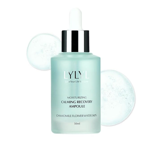 Calming Recovery Ampoule, 72 Hour Moisture Barrier, 7 Protein Peptides, Over 20% Liposome, Soothing & Hydrating Effect for Dry/Sensitive Skin, No Oil, Korean Skincare, 1.69 fl.oz/50ml