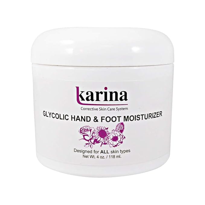 Karina Glycolic Hand and Foot Moisturizer 4 Ounces
