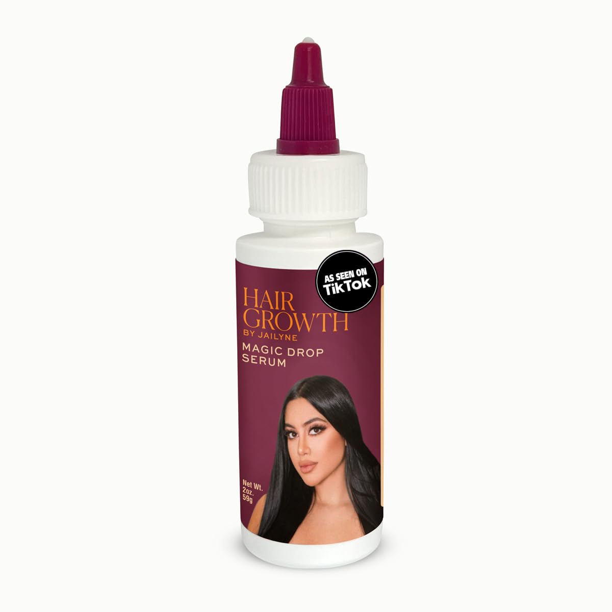 Hair Growth Magic Drop Serum by Jailyne Ojeda – Fast-Absorbing, Scalp Revitalizing Formula – Promotes Thicker, Healthier Hair with Botanical Extracts & Keratin – Made in USA