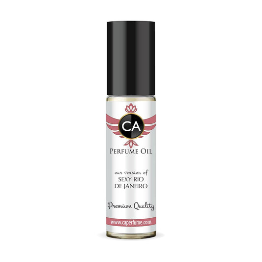 CA Perfume Impression of Sexy Rio De Janeiro for Women Fragrance Oil Floral Fruity Scent Long Lasting Perfumes for Women Travel Size TSA Ready Mini Parfum Body Oil Roll-on 0.33 Fl Oz 10ml