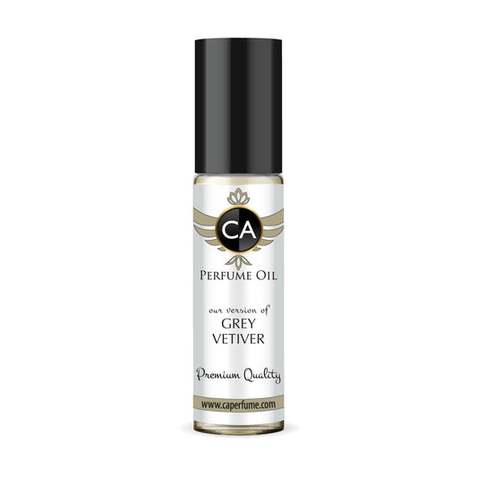 CA Perfume Impression of Grey Vetiver for Men Eau De Parfum Woody Spicy Scent Long Lasting Cologne for Men Travel Size TSA Ready for Day and Night Wear 0.33 Fl Oz 10ml