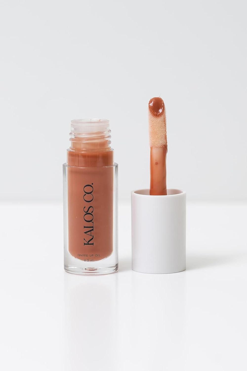 Tinted Lip Oil with Tallow & Lanolin – Hydrating Balm-Gloss Hybrid with Cherry Seed Oil & Castor Oil – Natural Mineral Pigments, Nourishing Moisture, Non-Sticky Shine (5 Shades) (Poppy)