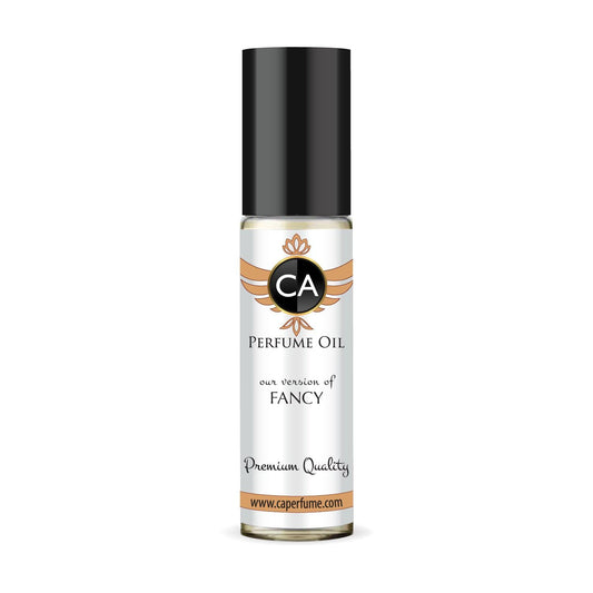 CA Perfume Impression of Fancy for Women Fragrance Oil Amber Vanilla Scent Long Lasting Perfumes for Women Travel Size TSA Ready Mini Parfum Body Oil Roll-on 0.33 Fl Oz 10ml