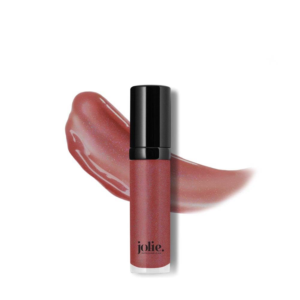 Jolie Super Hydrating Luxury Lip Gloss - Intense pigment W/Superior Shine (Peekaboo)