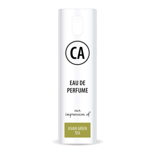 CA Perfume Impression of Asian Green Tea Unisex Eau De Parfum Citrus Aromatic Scent Long Lasting Unisex Fragrance Travel Size TSA Ready for Day and Night Wear 0.33 Fl Oz 10ml