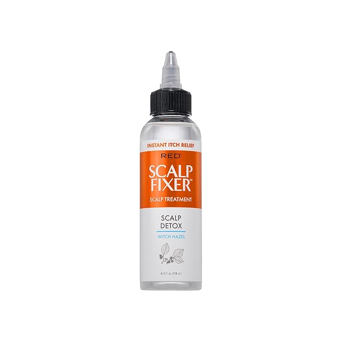 Red by Kiss Scalp Fixer Dry & Itchy Scalp Treatment Instant Cooling Sooth, Hydration & Buildup Control, Detoxify & Balance Healthy Hair (4 fl.oz, Tea Tree(Tension Relief))