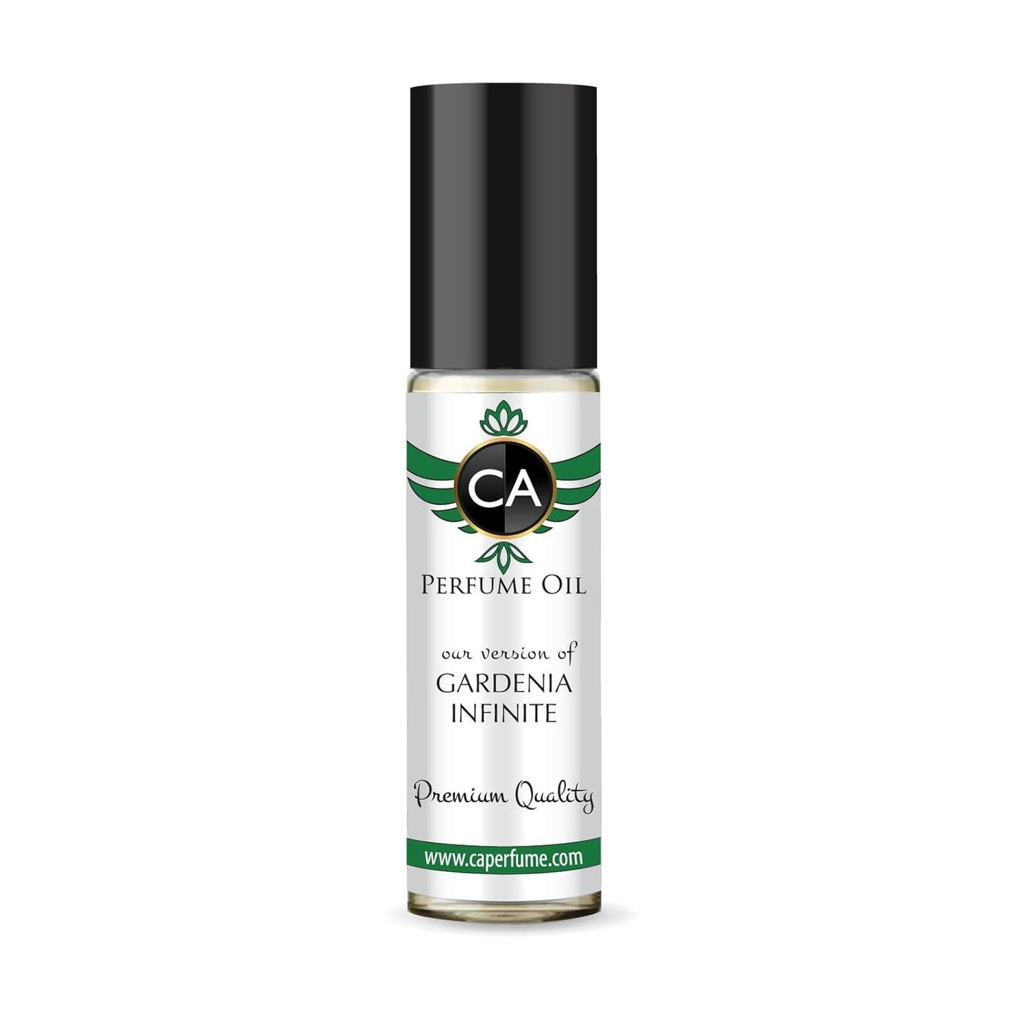 CA Perfume Impression of Gardenia Infinite Unisex Fragrance Oil Floral Scent Long Lasting Perfumes for Women & Men Travel Size TSA Ready Mini Parfum Body Oil Roll-on 0.33 Fl Oz 10ml