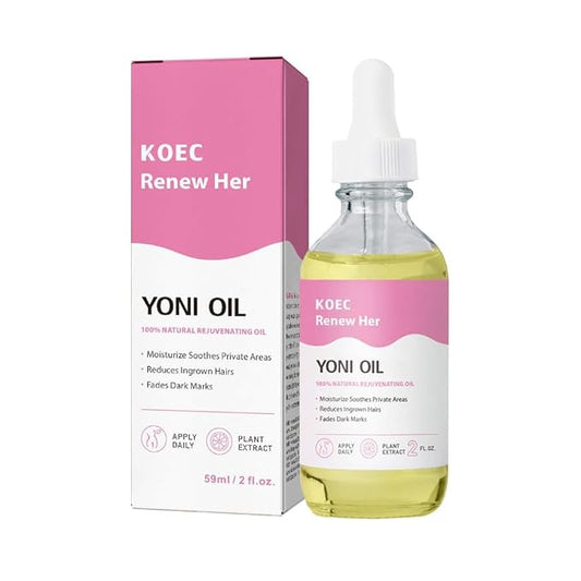 Renew Her Essential Oils Help Lighten Dark Spots, Help Feminine Ingrown Hair Growth, Nourish and moisturize ingredient, Designed for all Female Skin Fypes