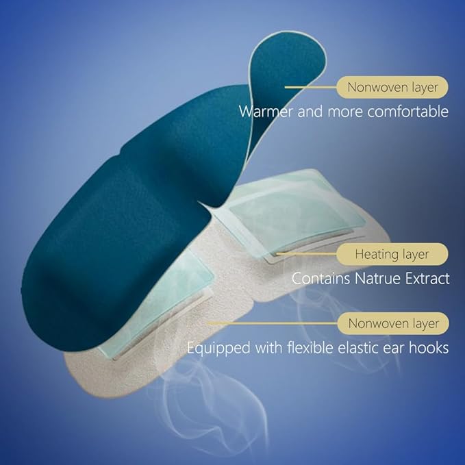 Steam Eye Mask, 10/20 / 30 Packs Self-Heating Eye Mask, Eye SPA Mask, Relieve Eye Strain Fatique, Dark Circles, Puffiness, Soothing Moist Heat Eye Masks, Festivals Travel & Relaxation Gifts (20)