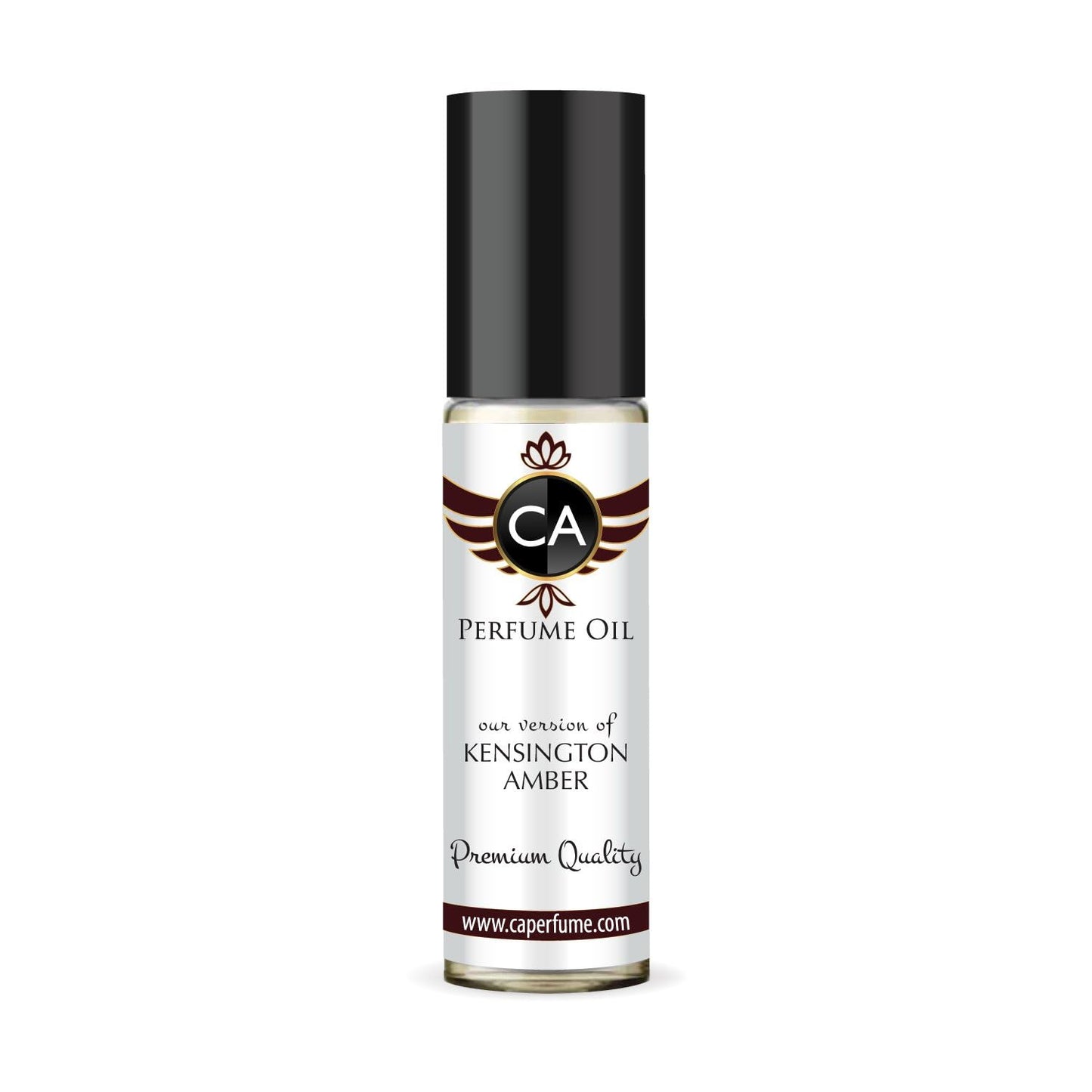 CA Perfume Impression of Kensington Amber Unisex Fragrance Oil Amber Scent Long Lasting Perfumes for Women & Men Travel Size TSA Ready Mini Parfum Body Oil Roll-on 0.33 Fl Oz 10ml