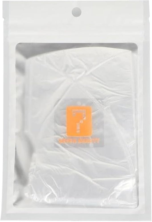 100Pcs Facial Plastic Mask Oil Facial Mask Paper Disposable Facial Sheet Mask Facial Skincare DIY Wet Compress Moisture Special Ultra-Thin Film for Spa Beauty Salon Elitzia