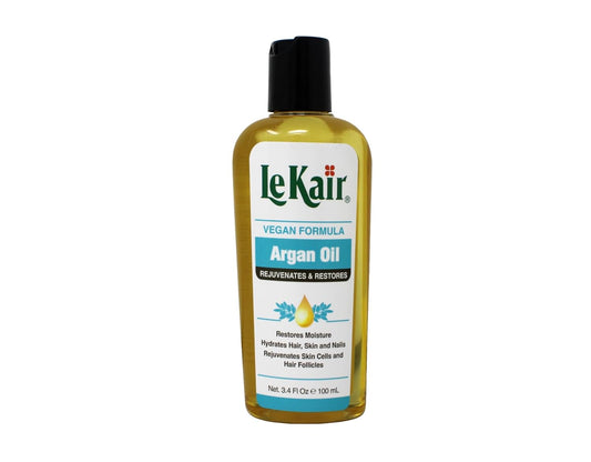 Argan Oil Vegan Formula – Rejuvenates & Restores Moisture to Hair, Skin & Nails, Hydrates & Conditions, 3.4 fl oz