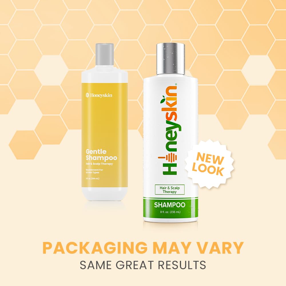 Hair Growth Shampoo for Women with Manuka Honey - Best Shampoo for Thinning Hair and Hair Loss - Sulfate-Free Shampoo for Color-Treated hair and Dry Scalp Hydrating Shampoo (8 oz)