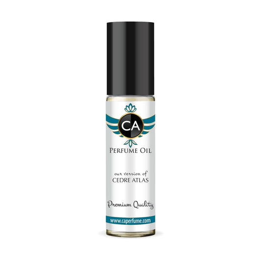 CA Perfume Impression of Cedre Atlas Unisex Fragrance Oil Woody Scent Long Lasting Perfumes for Women & Men Travel Size TSA Ready Mini Parfum Body Oil Roll-on 0.33 Fl Oz 10ml