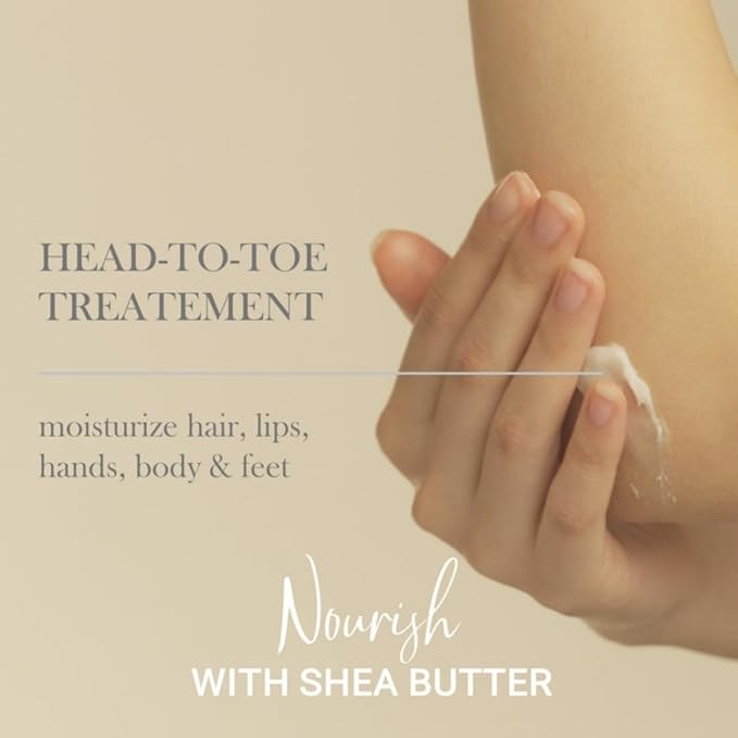 Organic Shea Butter Moisturizing Lip balm, Multi-purpose, Nourishing, Hydrating, Chemical-free, Non-toxic, Shea butter Scent (10, Grams), Dry Skin, Dryness, Korean