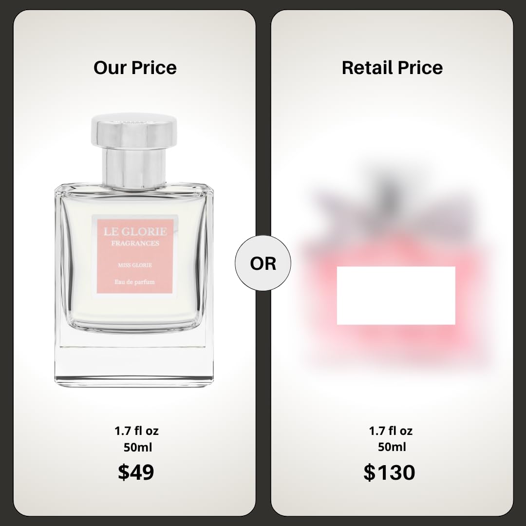 inspired by M.i.ss D. Miss Glorie EDP, Long Lasting Luxury Perfume Spray for Women, Cruelty Free - 1.7 oz 50ml