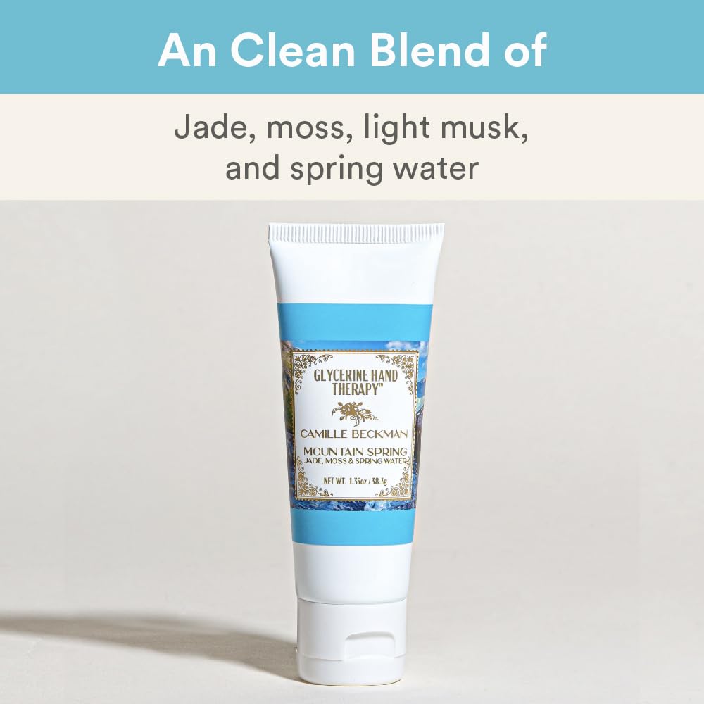 Camille Beckman Glycerine Hand Therapy Cream,Mountain Spring Scent, 1.35 Ounce