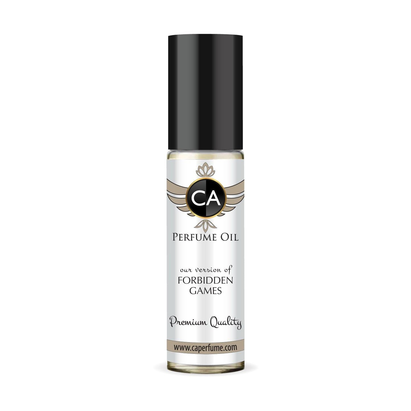 CA Perfume Impression of Forbidden Games for Women Fragrance Oil Floral Fruity Scent Long Lasting Perfumes for Women Travel Size TSA Ready Mini Parfum Body Oil Roll-on 0.33 Fl Oz 10ml
