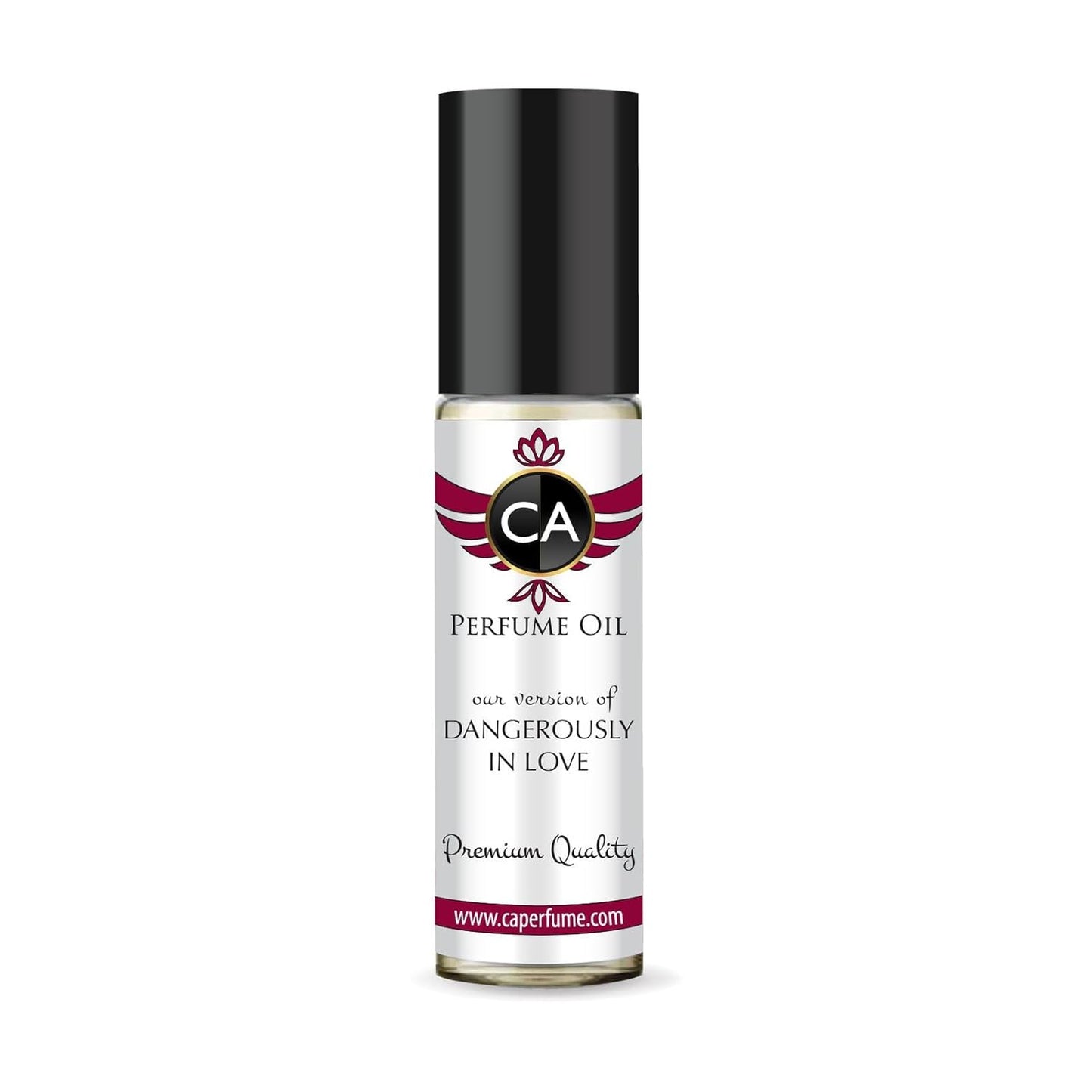 CA Perfume Impression of Dangerously In Love Unisex Fragrance Oil Woody Floral Musk Scent Long Lasting Perfumes for Women & Men Travel Size TSA Ready Mini Parfum Body Oil Roll-on 0.33 Fl Oz 10ml