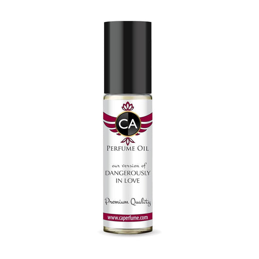 CA Perfume Impression of Dangerously In Love Unisex Fragrance Oil Woody Floral Musk Scent Long Lasting Perfumes for Women & Men Travel Size TSA Ready Mini Parfum Body Oil Roll-on 0.33 Fl Oz 10ml