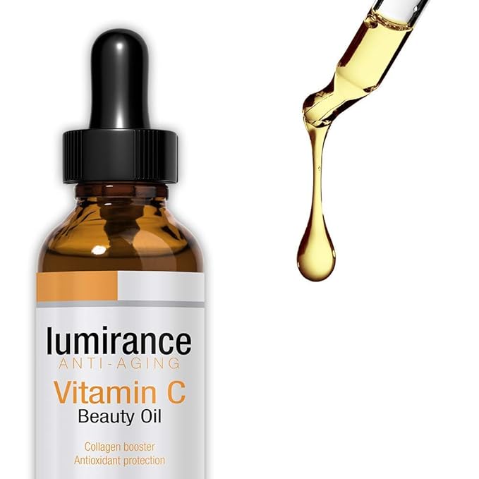 Anti-Aging Vitamin C Beauty Oil for Face, Increase Collagen Production, Promote Even Complexion, Healthy Glow, Intense Antioxidant Protection for All Skin Types, 30ml/1 fl oz