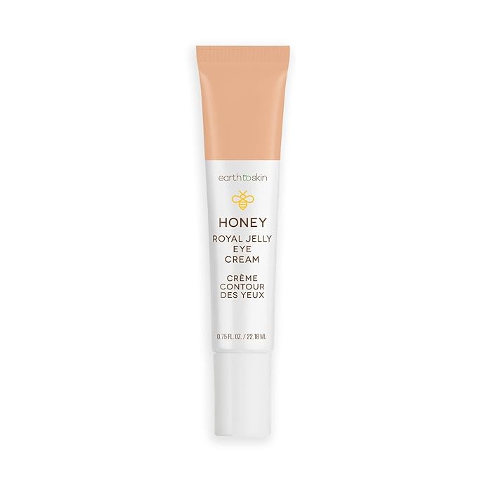 Earth To Skin Honey Royal Jelly Eye Cream – Calming & Hydrating Eye Treatment with Glycerin – 0.75 fl oz