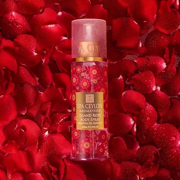 SPA CEYLON Floral Body Spray (200 ml, Island Rose)