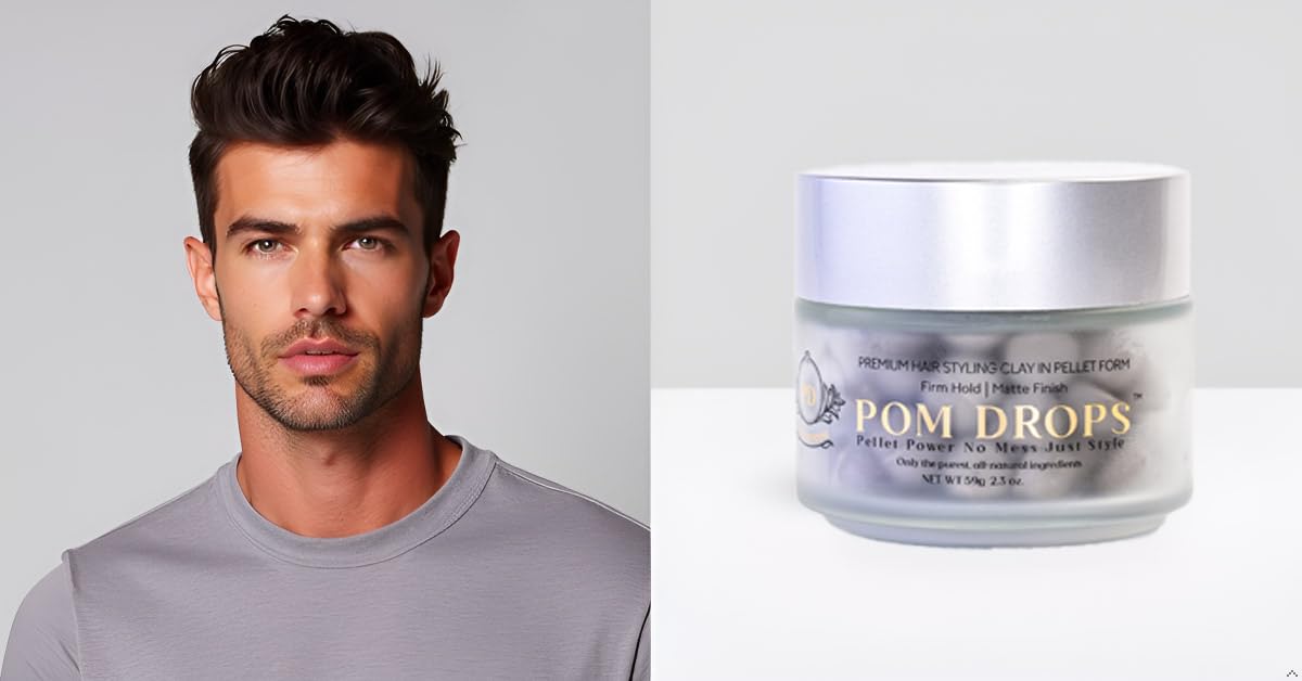 Premium Hair Clay – 100% All Natural & Organic Hair Styling Clay for Men and Women, Promotes Hair & Scalp Health, Medium to Firm Hold with Matte Finish