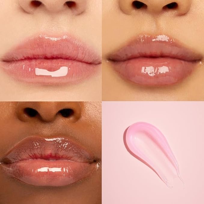 Lip Glowy Balm Cherry Blossom, Lip Staff enriched with Shea Butter, Wolfberry Extract & Hyaluronic Acid Complex, Gloss Finish - Light Weight with Shea Butter