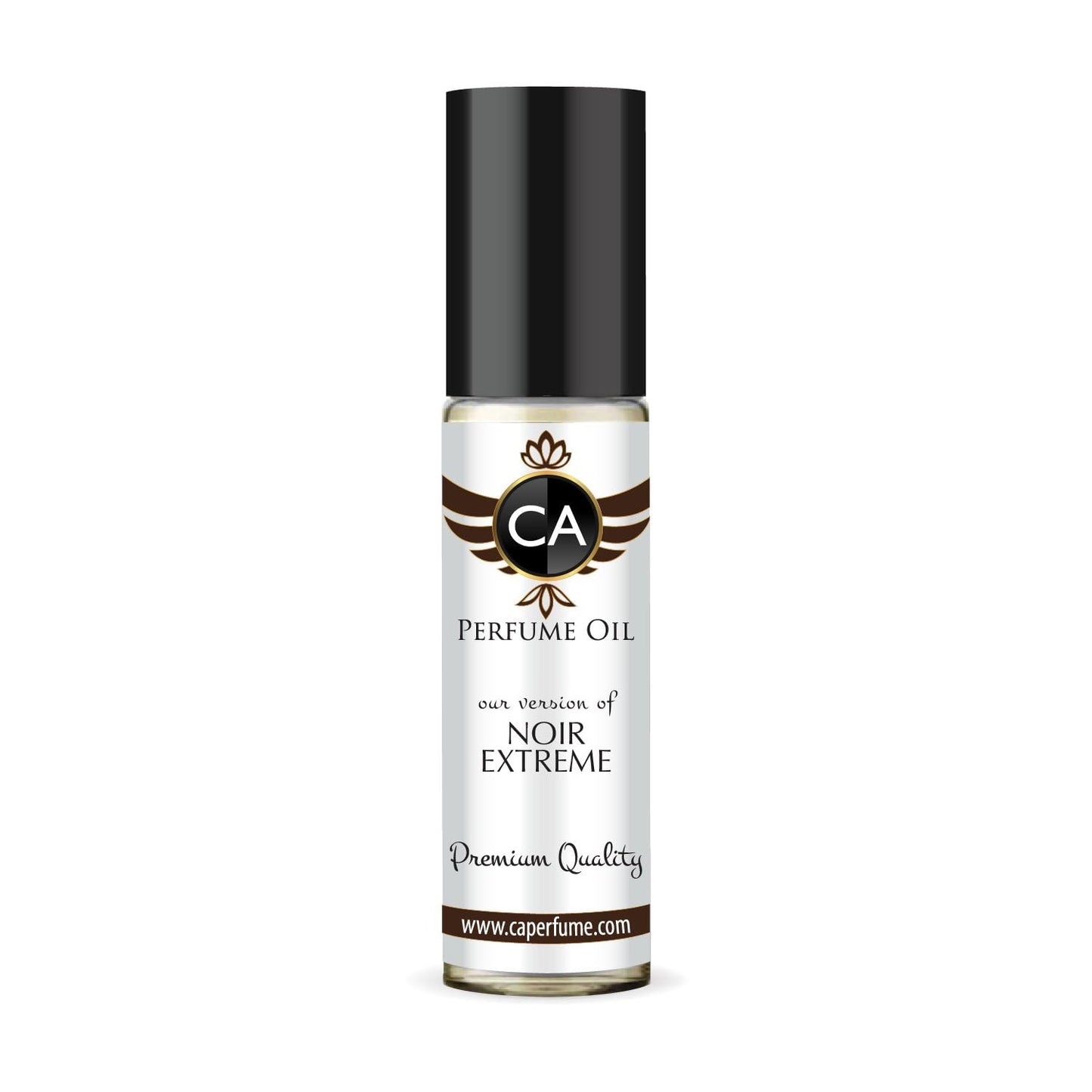 CA Perfume Impression of Noir Extreme for Men Eau De Parfum Amber Woody Scent Long Lasting Cologne for Men Travel Size TSA Ready for Day and Night Wear 0.33 Fl Oz 10ml