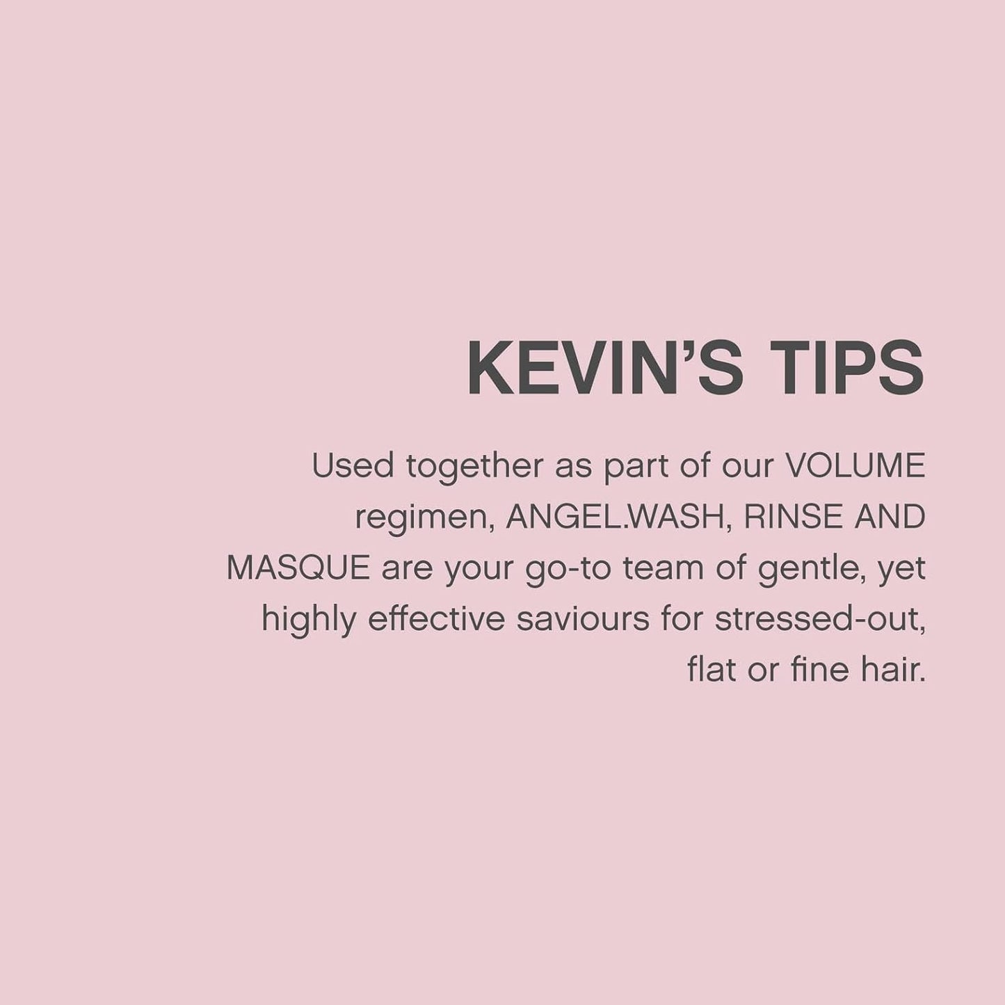 KEVIN.MURPHY ANGEL.WASH - Restorative Shampoo - For Fine Coloured Hair - Colour-Safe Shampoo - With Vitamins & Antioxidants - Sulphate & Paraben Free - 250 ml / 8.4 fl oz