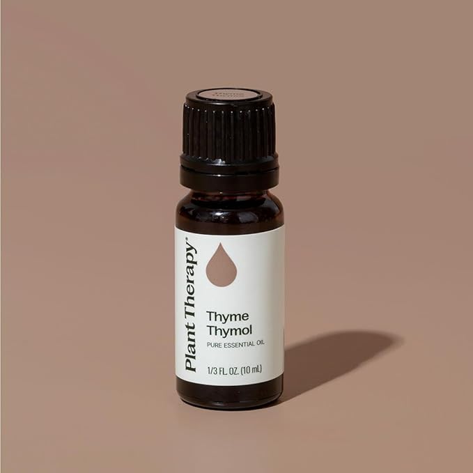 Plant Therapy Thyme Thymol Essential Oil 100% Pure, Undiluted, Natural Aromatherapy, Therapeutic Grade 10 mL (1/3 oz)