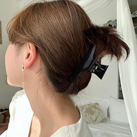 Ondder 48 Pcs Black Butterfly Hair Clips for Styling and Sectioning - Pro Claws Clamps for Cutting, Coloring - Hair Accessories for Women Girls